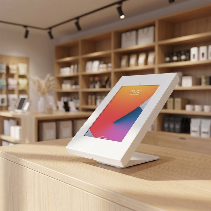 Supporto per tablet Maclean Advertising, supporto da parete/ufficio con blocco, 9,7"-11", iPad/iPad Air/iPad Pro, Samsung Galaxy Tab A/Tab A7/Tab S6 Lite, MC-475W
