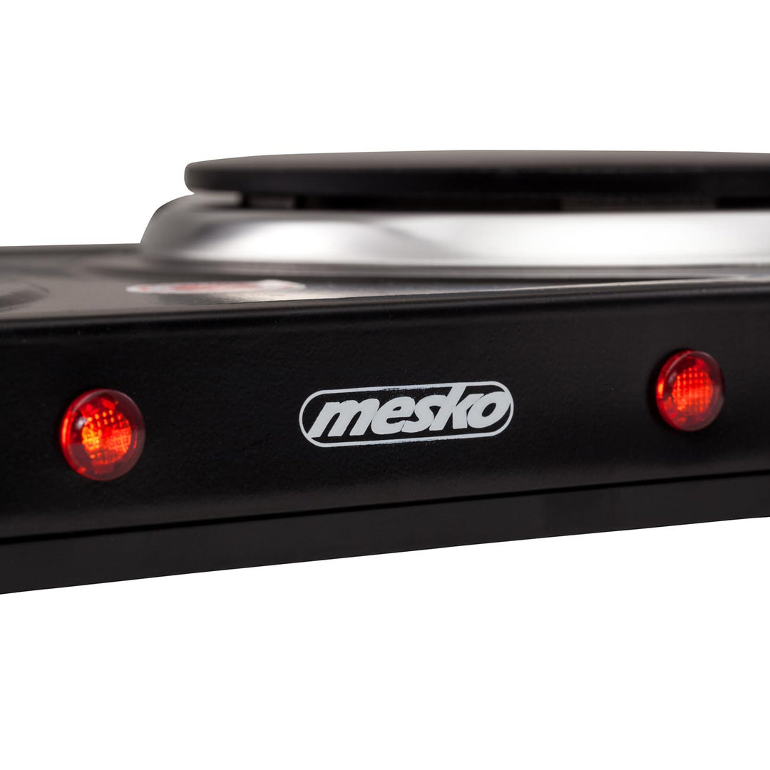 Fornello elettrico a due fuochi 2000W Mesko MS 6509 spina inglese