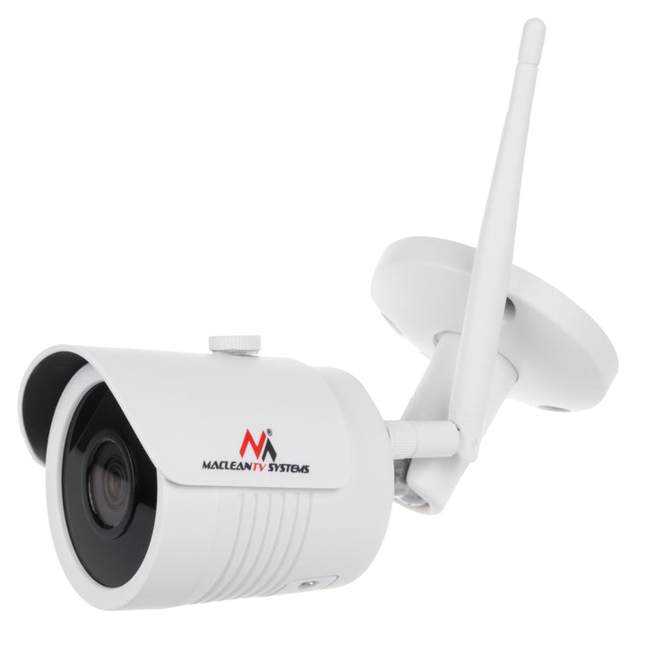 Maclean MCTV-516 Telecamera IP IPC WiFi 5MPx per esterni, a tubo, CMOS 1/2,5", H.264/H.264+/H.265/H.265+/JPEG/AVI, Onvif