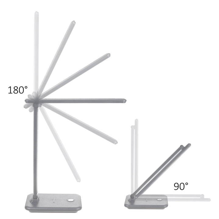 Lampada da scrivania Maclean LED, max. 9W, 220-240V AC, cambia colore, dimmerabile, 450lm, MCE614 W