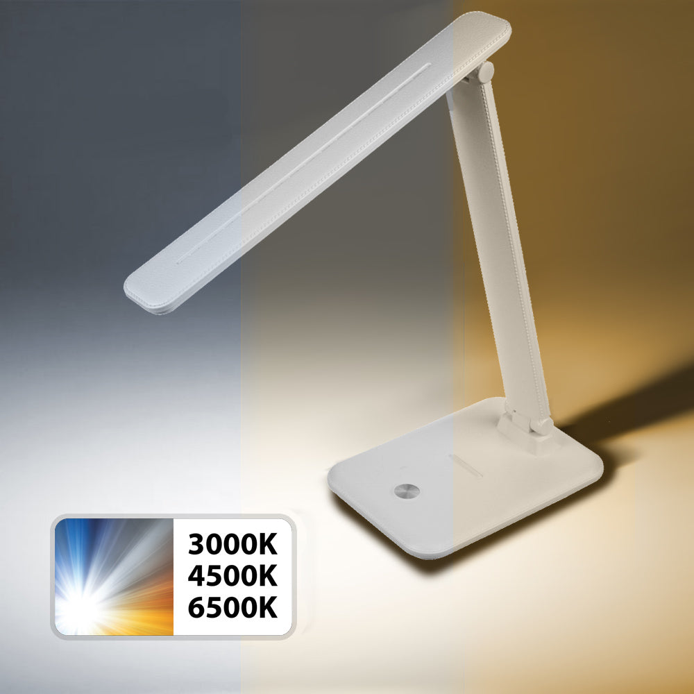 Lampada da scrivania Maclean LED, max. 9W, 220-240V AC, cambia colore, dimmerabile, 450lm, MCE614 W