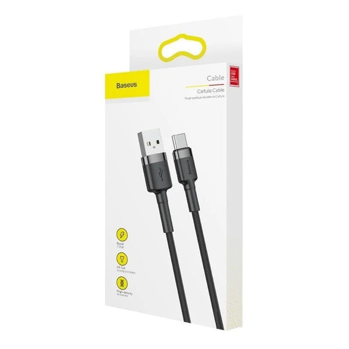 Cavo USB - USB-C 3m Baseus Cafule CATKLF-UG1 Cavo Quick Charge 2A per la ricarica rapida
