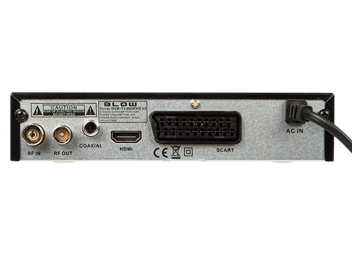 Sintonizzatore DVB-T/T2 4625FHD H.265 Blow ideale per la ricezione del segnale DVB T2