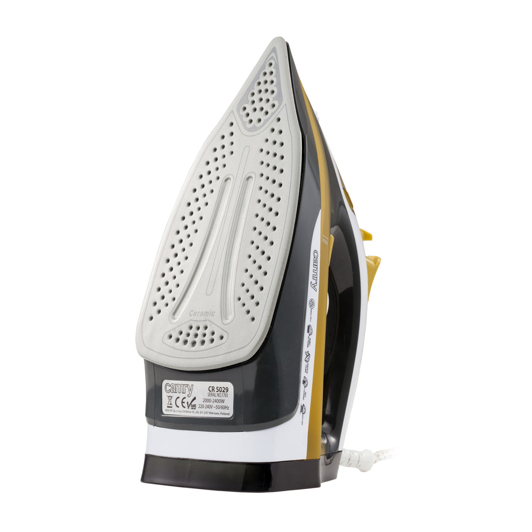 Camry CR 5029 Ferro da stiro 3000W - piastra in ceramica, funzione di pulizia automatica