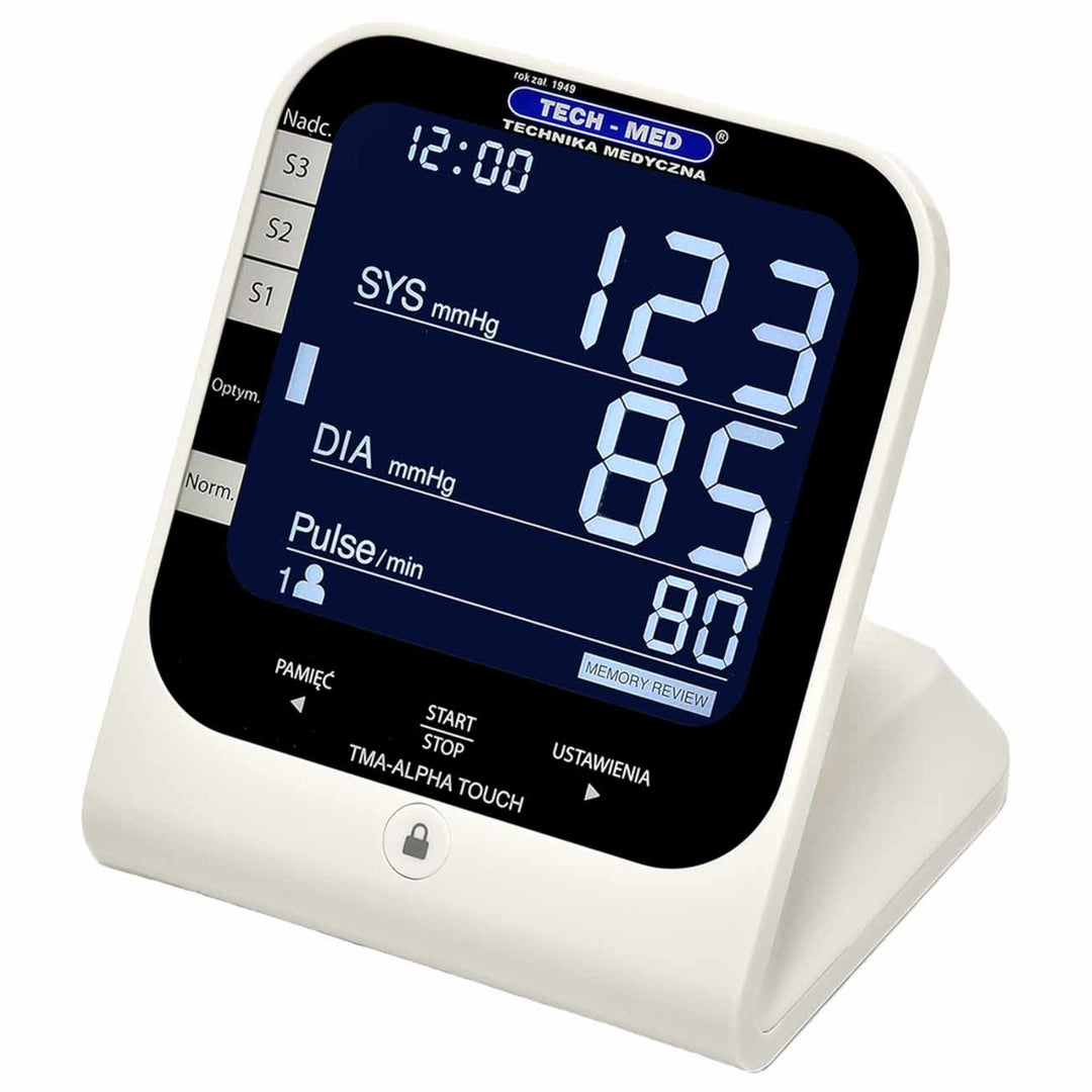 Monitor digitale della pressione sanguigna Misuratore di pressione arteriosa Bracciale universale: 22-42 cm Indice di classificazione dei risultati secondo l'OMS