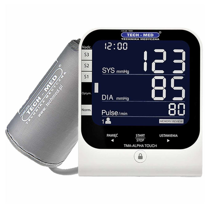 Monitor digitale della pressione sanguigna Misuratore di pressione arteriosa Bracciale universale: 22-42 cm Indice di classificazione dei risultati secondo l'OMS