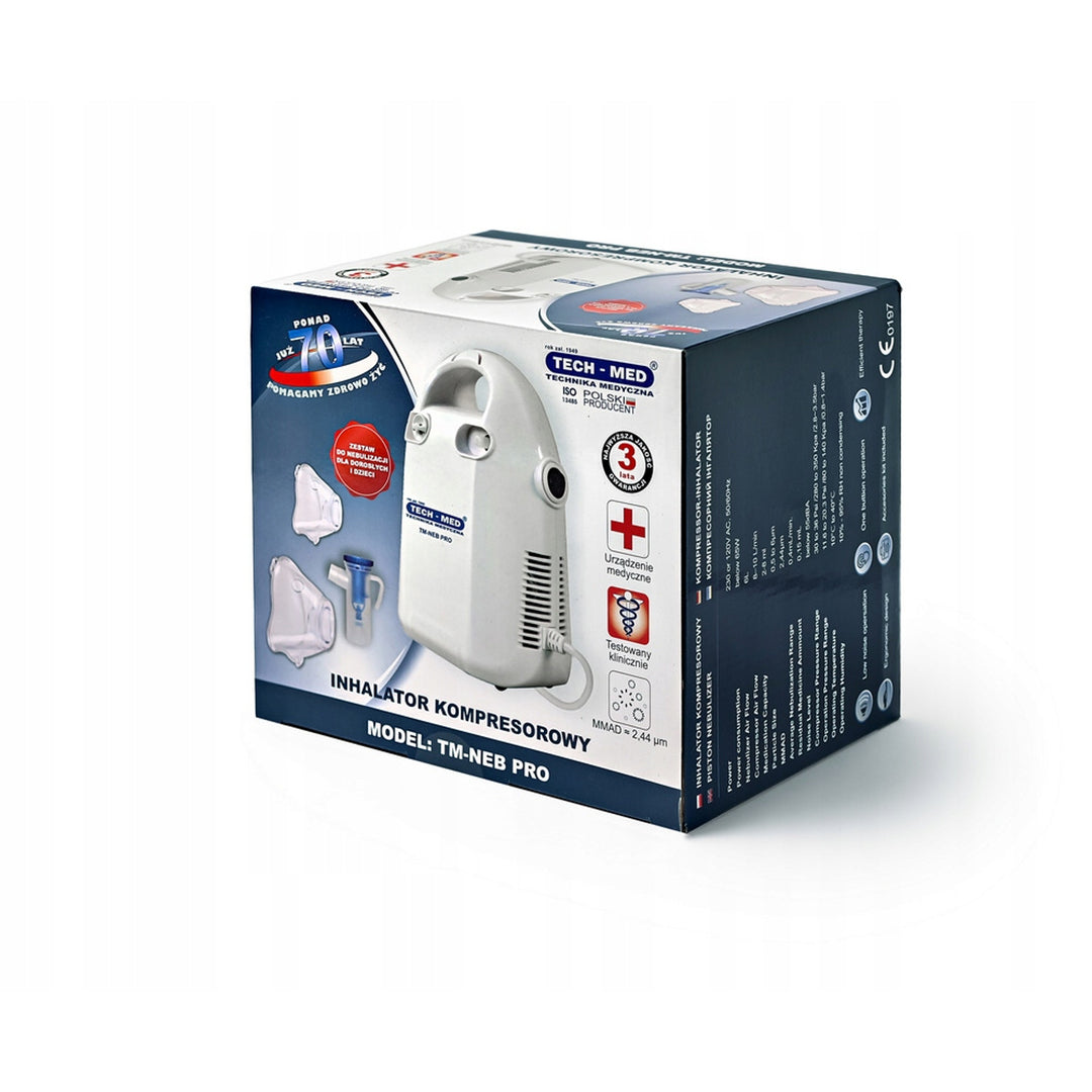 Set di inalatore nebulizzatore a compressore TM-NEB PRO