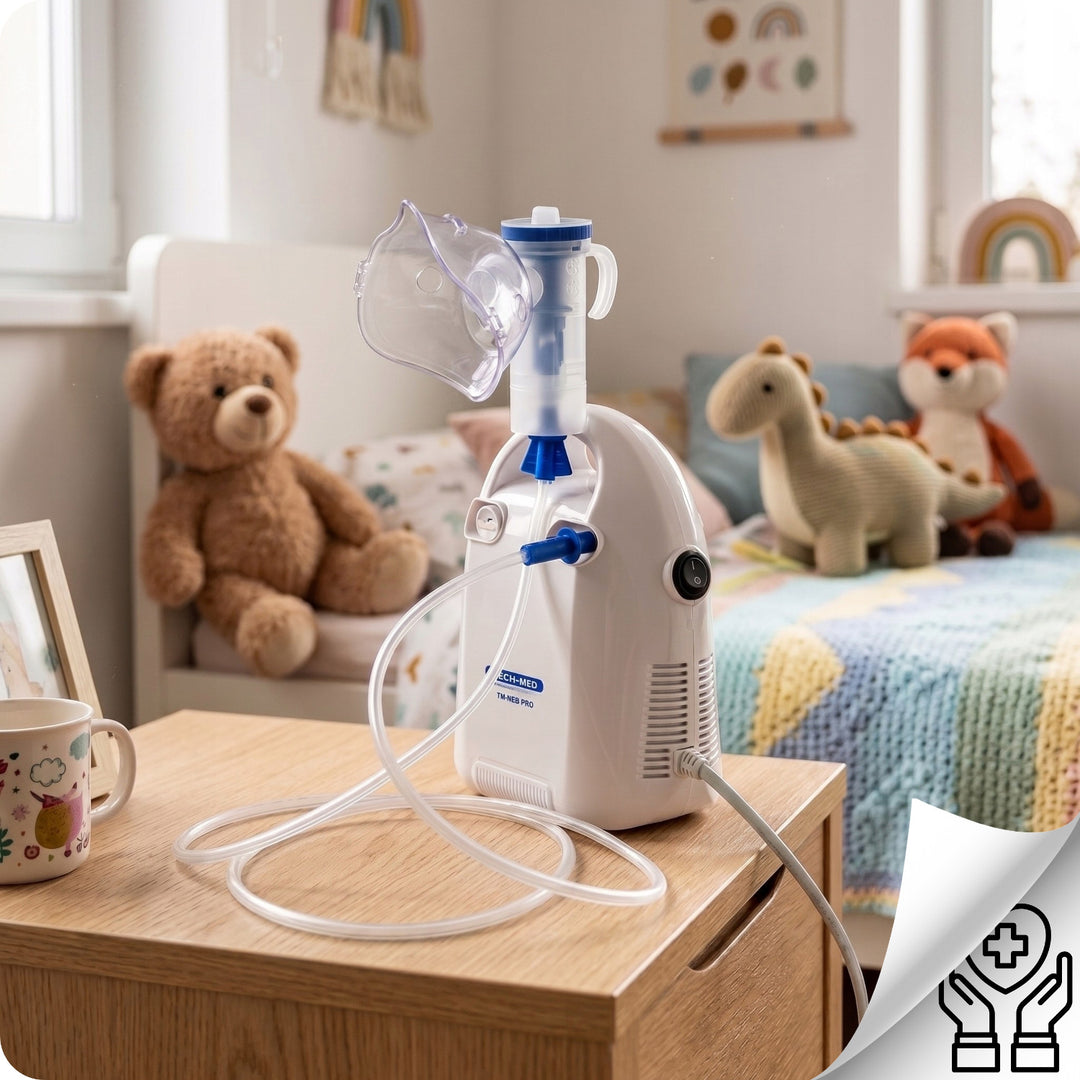 Set di inalatore nebulizzatore a compressore TM-NEB PRO