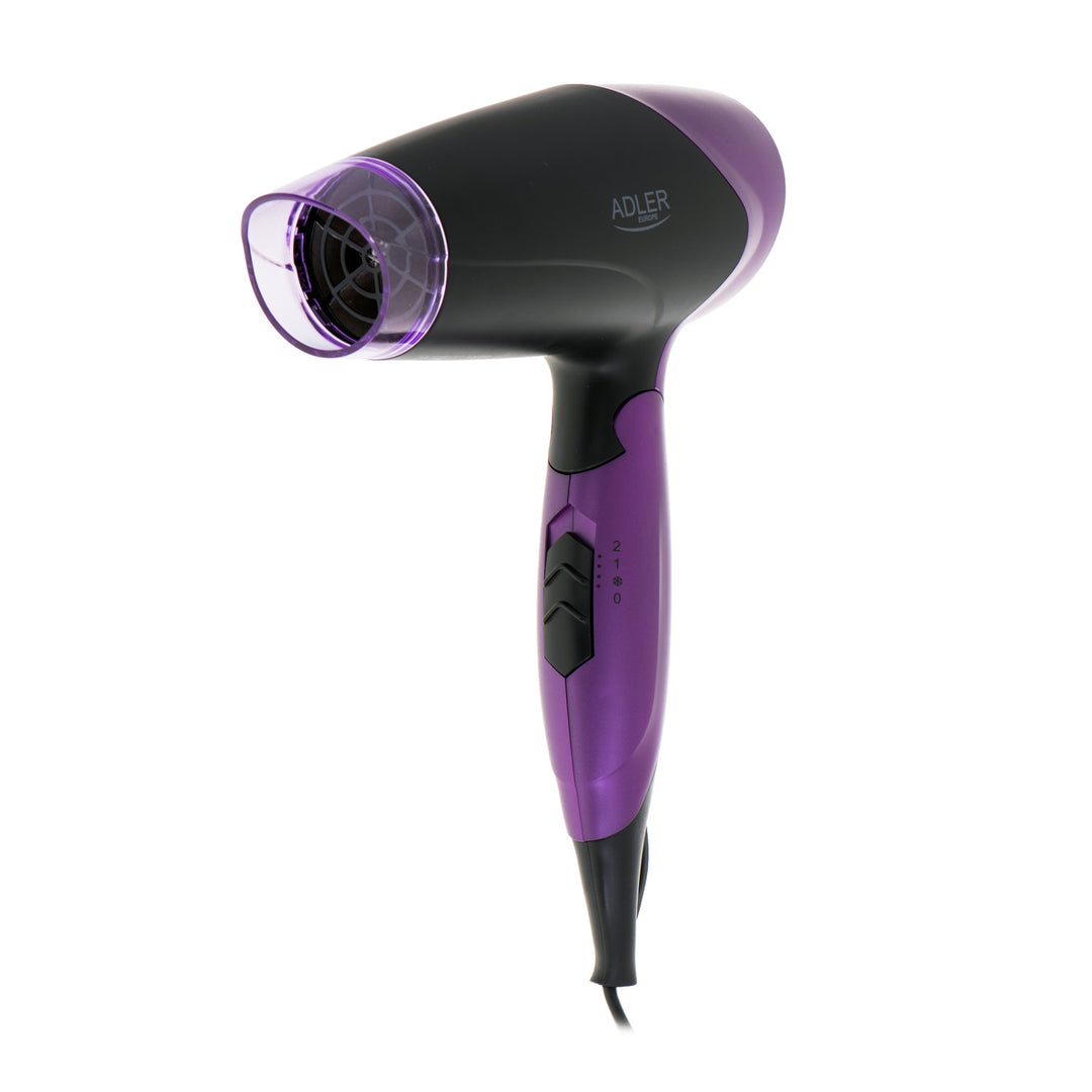Asciugacapelli 1600W con manico pieghevole e concentratore d'aria Adler AD 2260