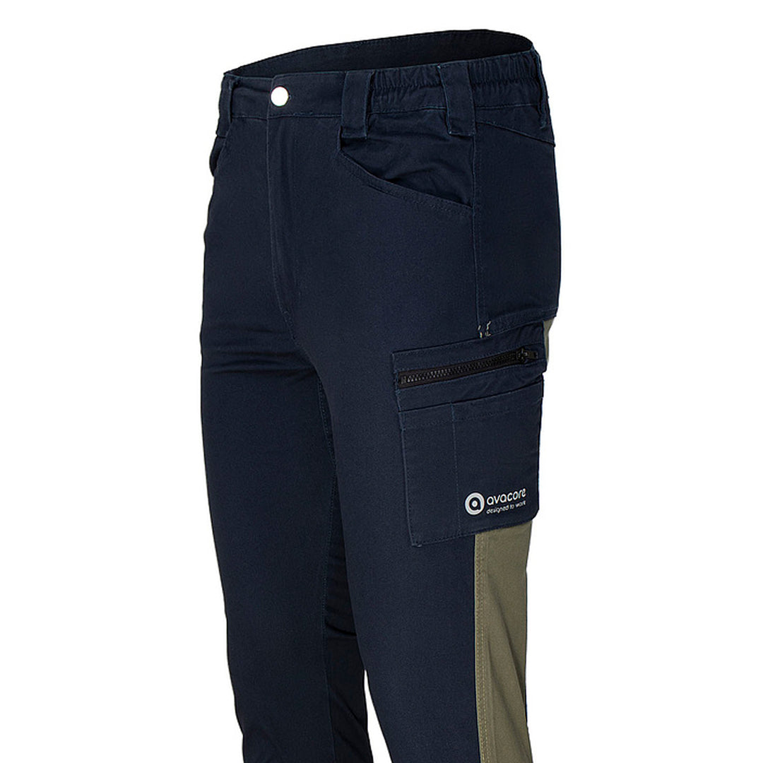 Pantaloni in vita TUBBOS in blu navy/oliva, taglia 58