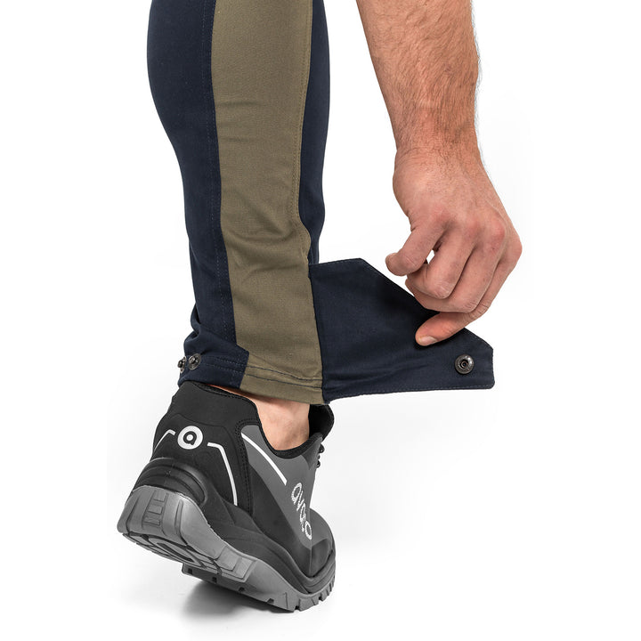 Pantaloni in vita TUBBOS in blu navy/oliva, taglia 62
