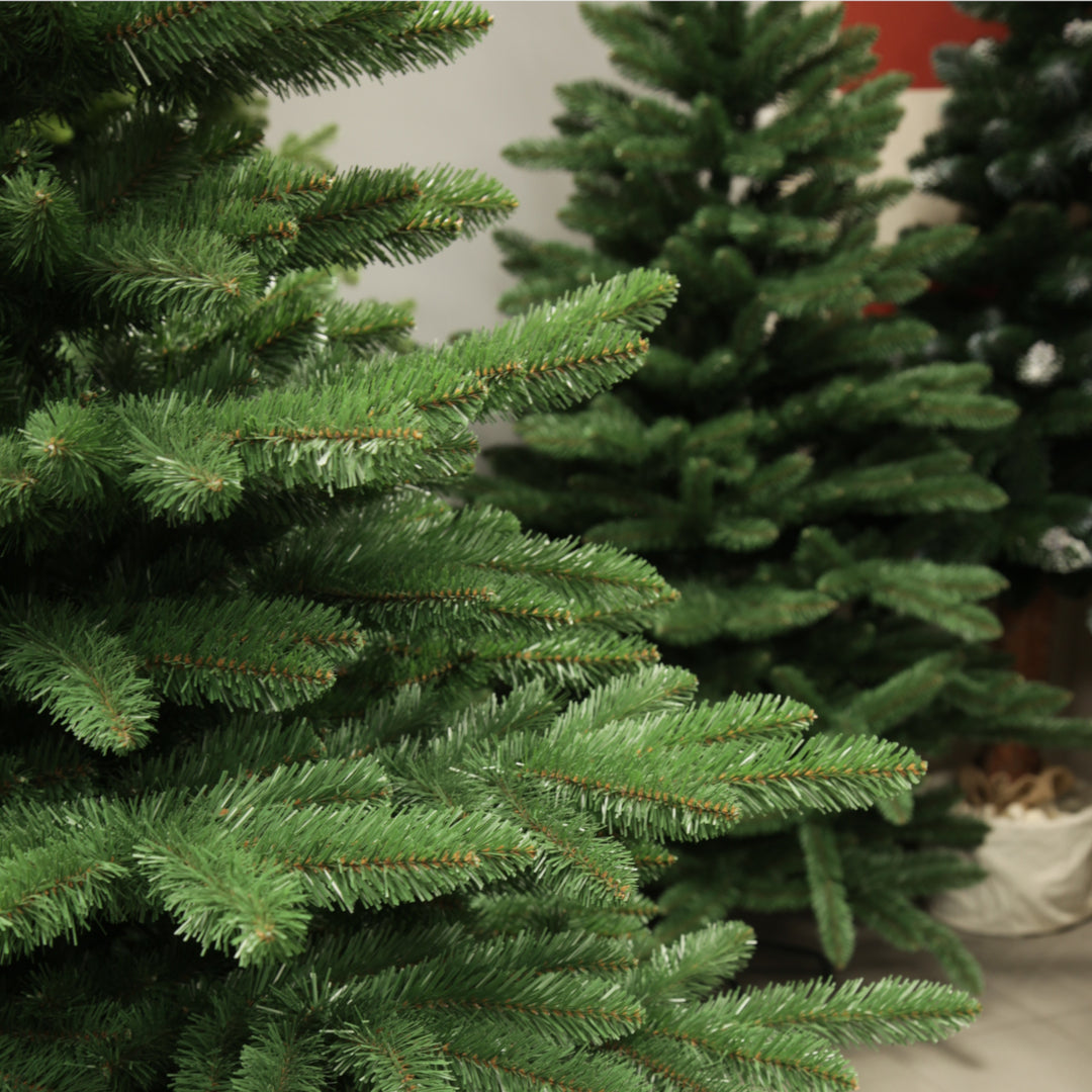 Albero di Natale artificiale di alta qualità. Abete spagnolo Altezza 220/190/150 cm