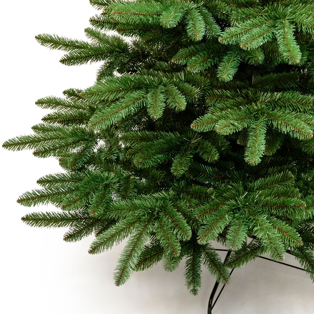Albero di Natale artificiale di alta qualità. Abete spagnolo 150 cm cun Supporto
