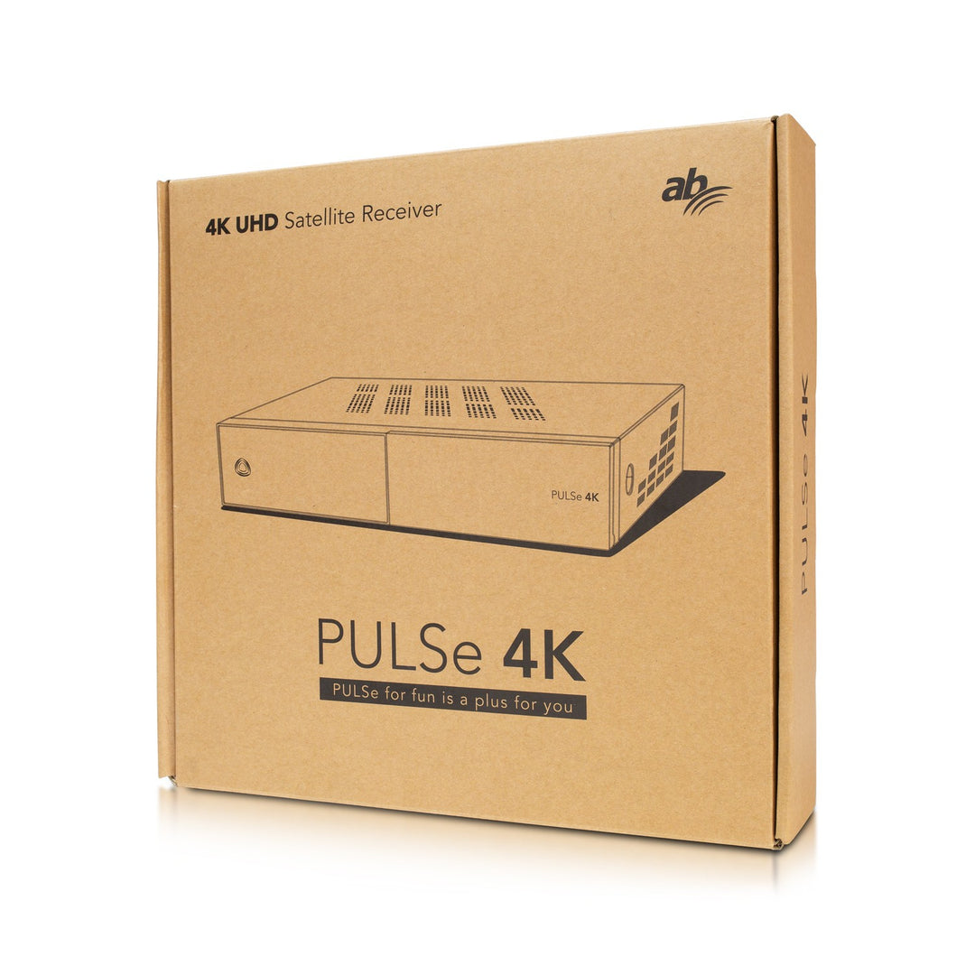 Ricevitore AB PULSe 4K UHD (1x sintonizzatore DVB-S2X + 1x sintonizzatore DVB-T2/C)