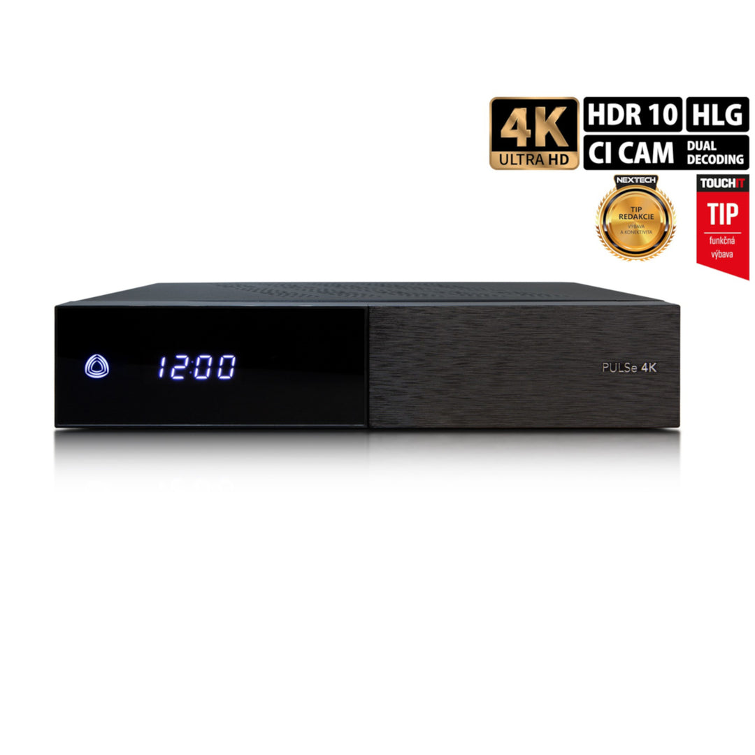 Ricevitore AB PULSe 4K UHD (1x sintonizzatore DVB-S2X + 1x sintonizzatore DVB-T2/C)