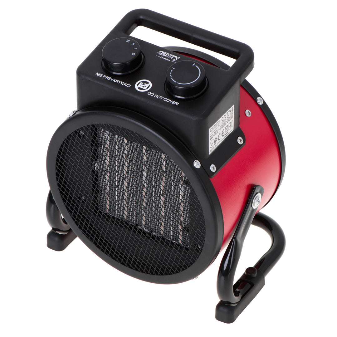 Camry CR 7743 Riscaldatore ceramico 2400W, regolazione dell'angolo di soffiaggio verticale Modalità Ventilatore