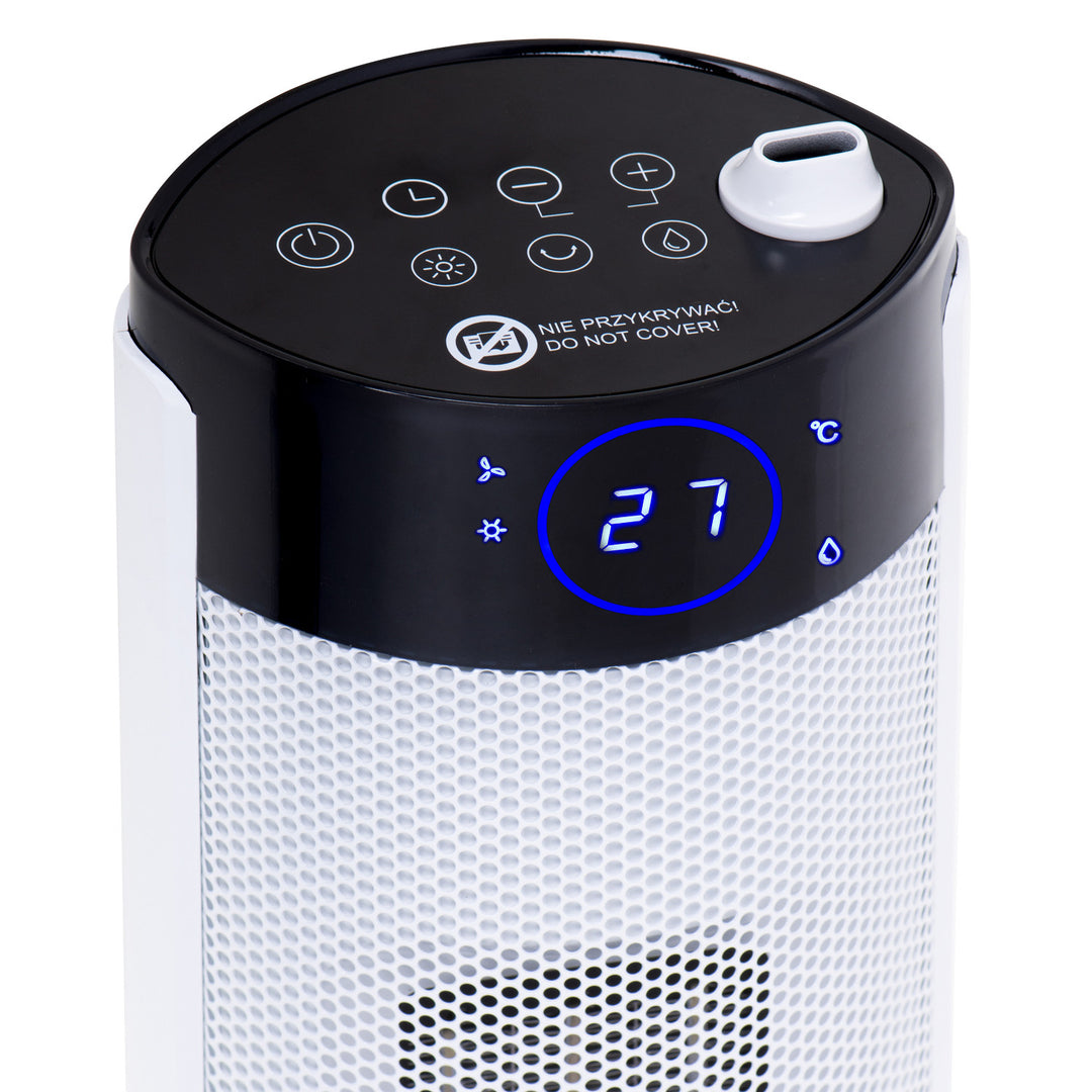 Adler AD 7730 Riscaldatore a colonna LCD con umidificatore Termostato Telecomando