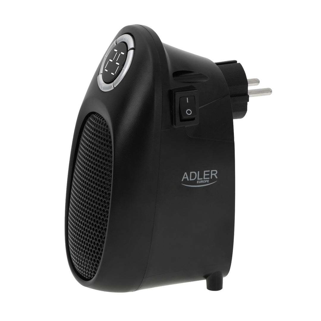 Termoventilatore Adler AD 7726 Easy Heater  con display LED 1500W fino a 32 m2 Timer