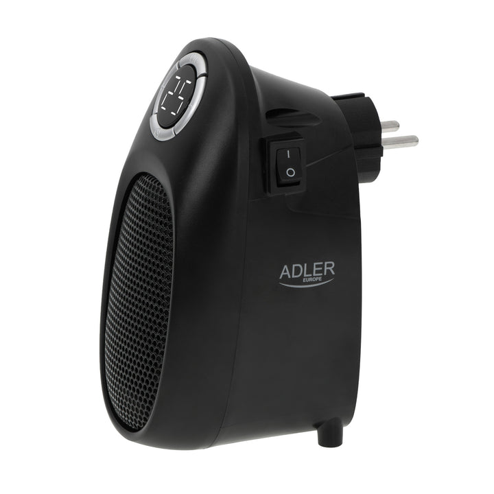 Termoventilatore Adler AD 7726 Easy Heater  con display LED 1500W fino a 32 m2 Timer