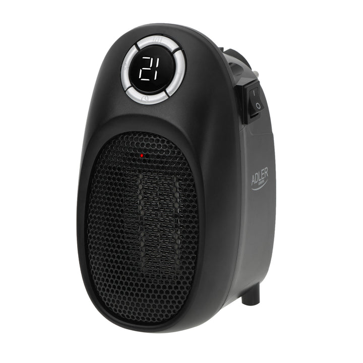 Termoventilatore Adler AD 7726 Easy Heater  con display LED 1500W fino a 32 m2 Timer