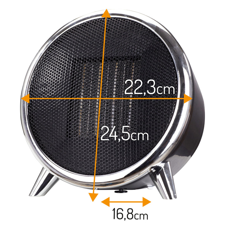 Adler AD 7742 Riscaldatore ceramico 1500 W con modalità ventilatore 2 livelli di potenza  750W o 1500W
