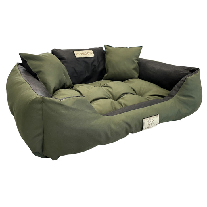 Letto grande per cani e gatti Cuccia  75 x 65 verde - Kingdog taglia M
