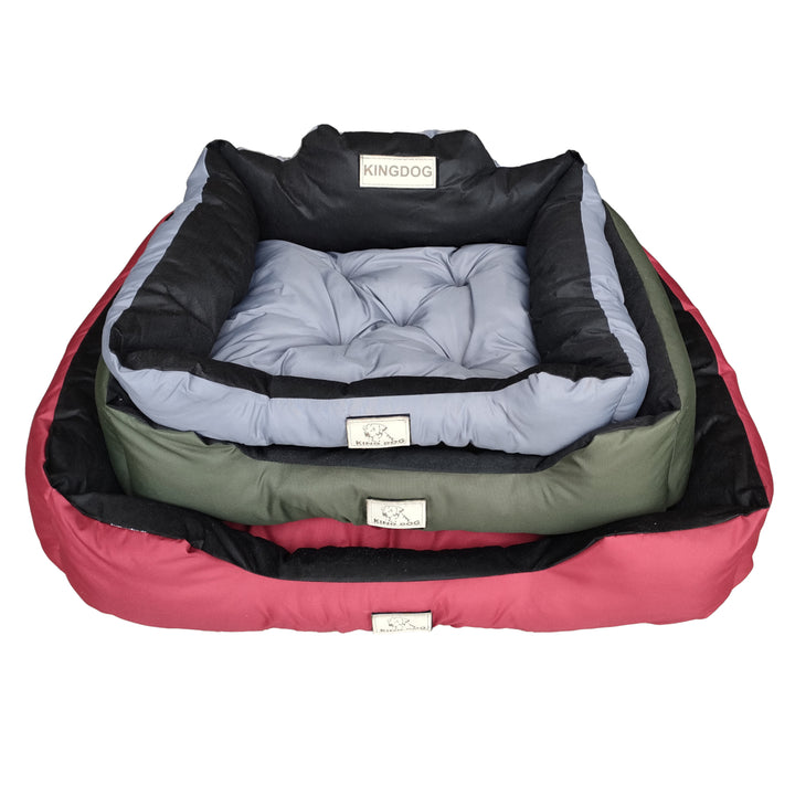 Cane grande, letto per gatti 1Cuccia 00 x 75 Grigio scuro - Kingdog taglia L