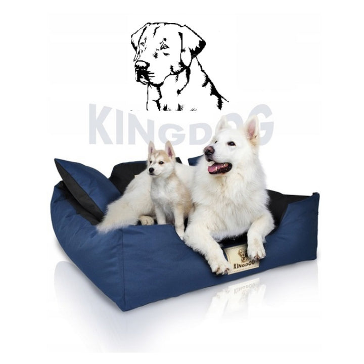 Cane grande, letto per gatti 1Cuccia 00 x 75 Grigio scuro - Kingdog taglia L