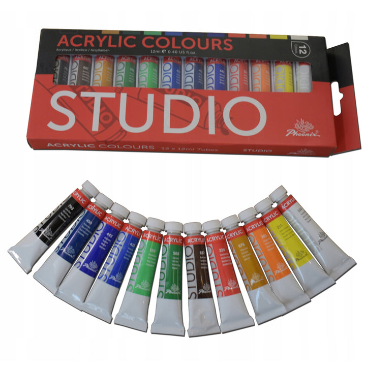 Set da pittura grande-colori, pennelli, cavalletto