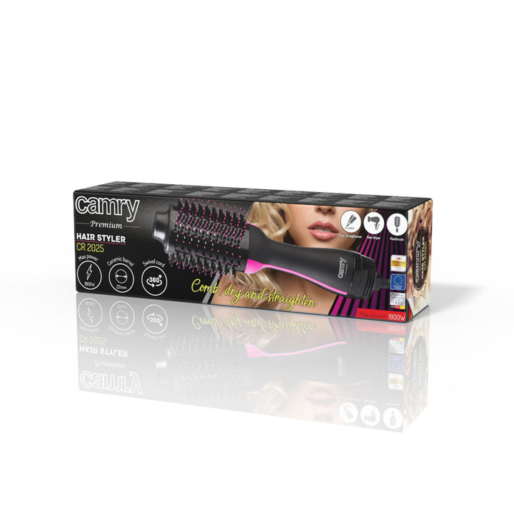 Camry CR 2025 - spazzola asciugatrice - setole in nylon e rivestimento in ceramica