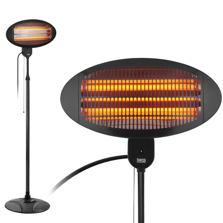 Riscaldatore elettrico a infrarossi per patio Teesa TSA8050