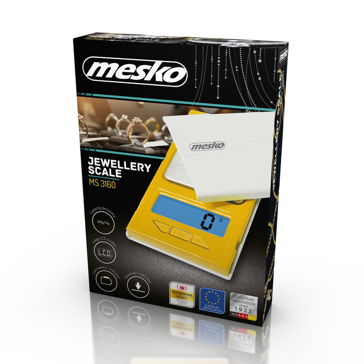 Mesko MS 3160 bilancia di precisione per gioiellieri con funzione di tara
