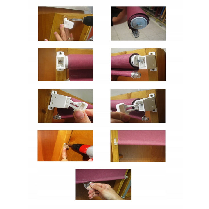 Set completo per tapparelle a gancio con molla inclusa