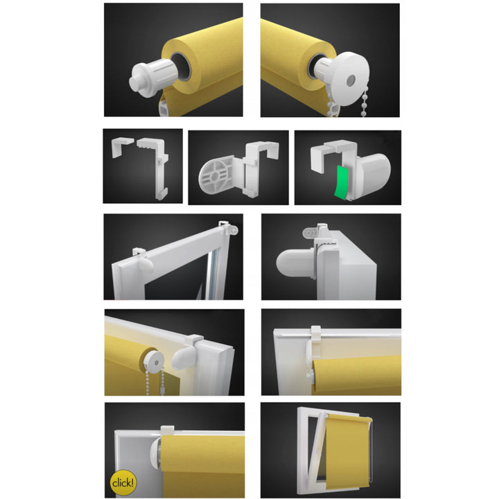 MECCANISMO ROLLER BRANCH MINI BIANCO - set