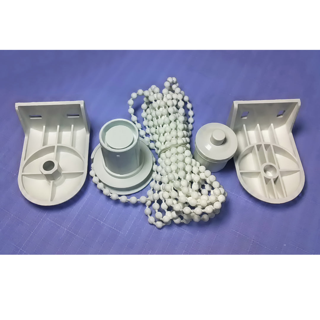 MECCANISMO DI CHIUSURA A RULLI fi25 BIANCO - KIT