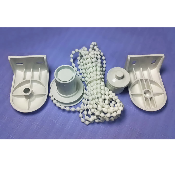 MECCANISMO DI CHIUSURA A RULLI fi25 BIANCO - KIT