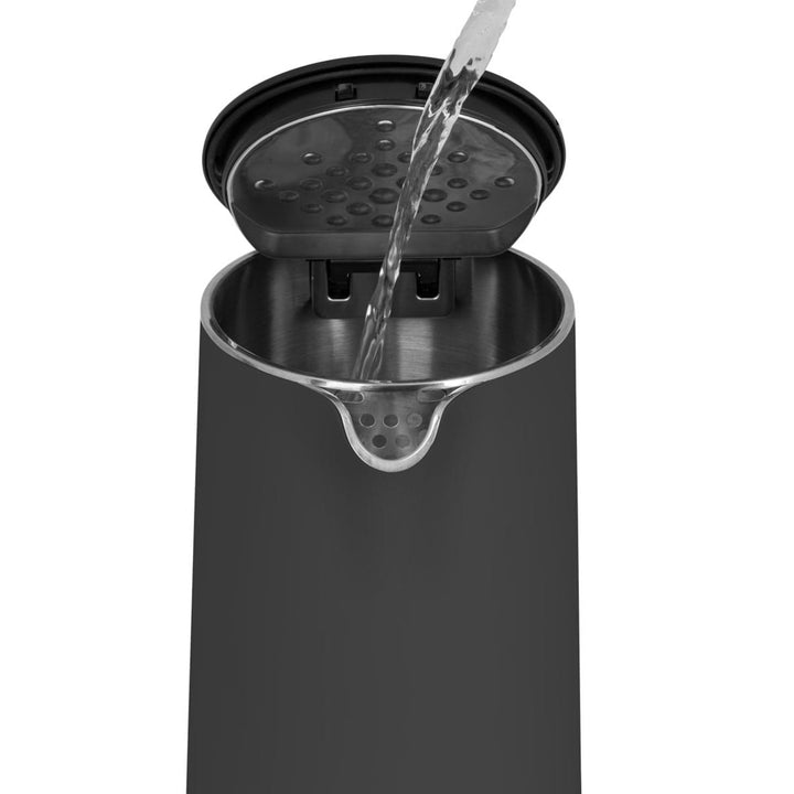 Concept RK3302 Bollitore elettrico 1,5L con Controllo della temperatura Superficie Cool Touch antracite