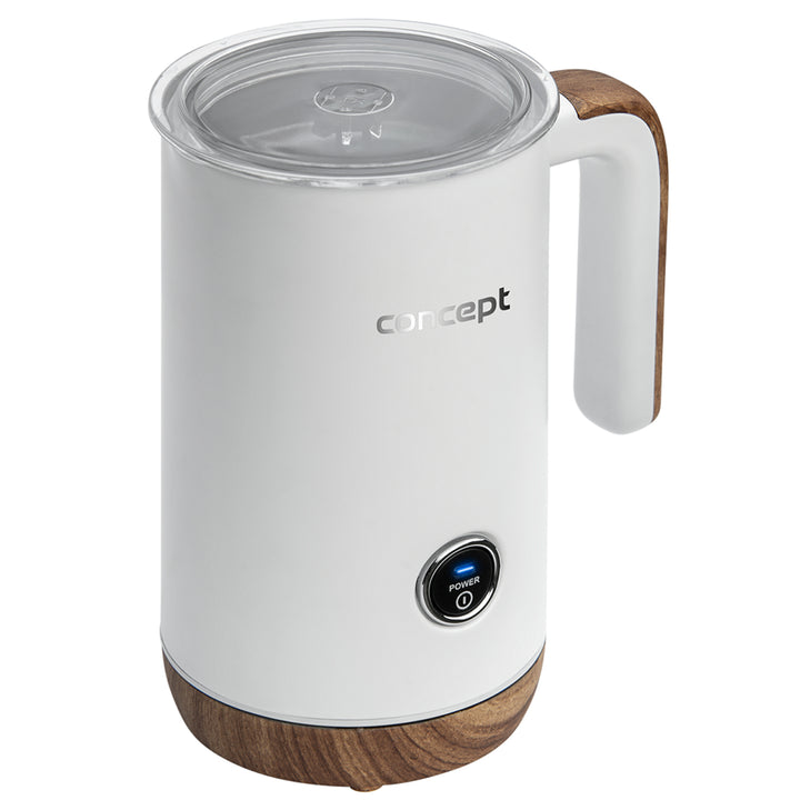Concept NM4100 Montalatte 500W 3 modalità 2 fruste intercambiabili Acciaio inox Bianco