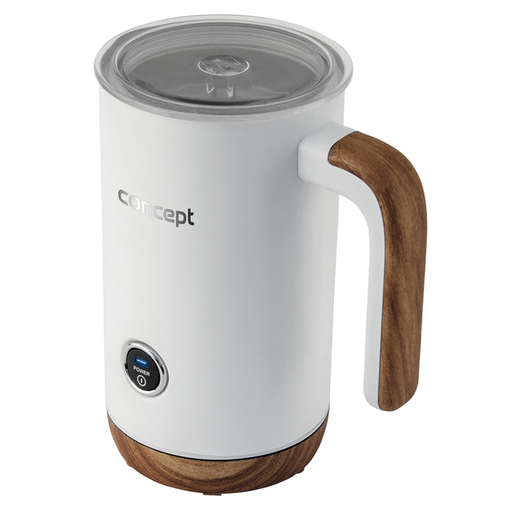 Concept NM4100 Montalatte 500W 3 modalità 2 fruste intercambiabili Acciaio inox Bianco