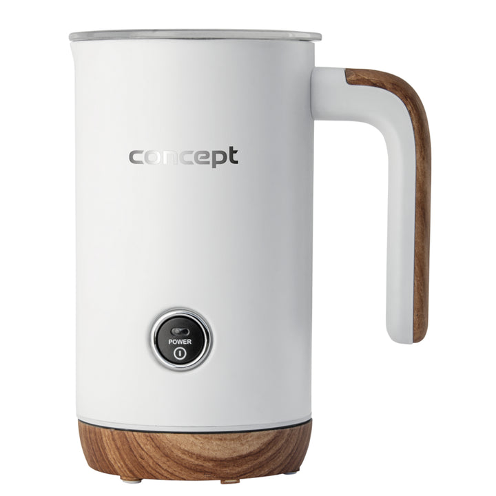Concept NM4100 Montalatte 500W 3 modalità 2 fruste intercambiabili Acciaio inox Bianco