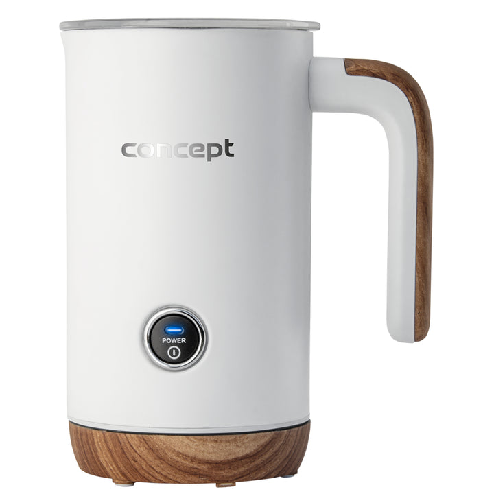 Concept NM4100 Montalatte 500W 3 modalità 2 fruste intercambiabili Acciaio inox Bianco