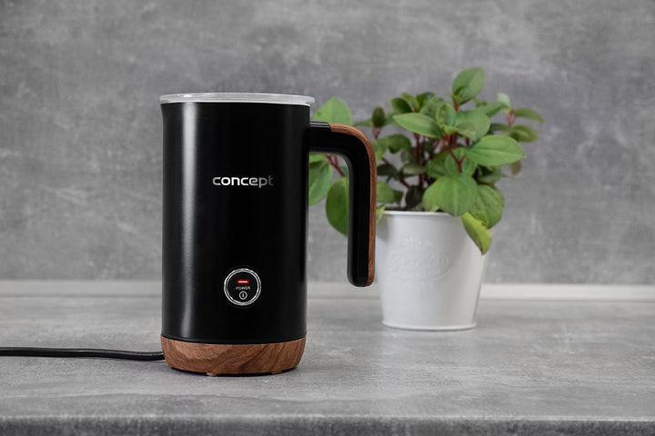 Concept NM4101 Montalatte NM4101, ideale per Latte, Cappuccino, Frappe, Cioccolata calda, 500W, acciaio inox