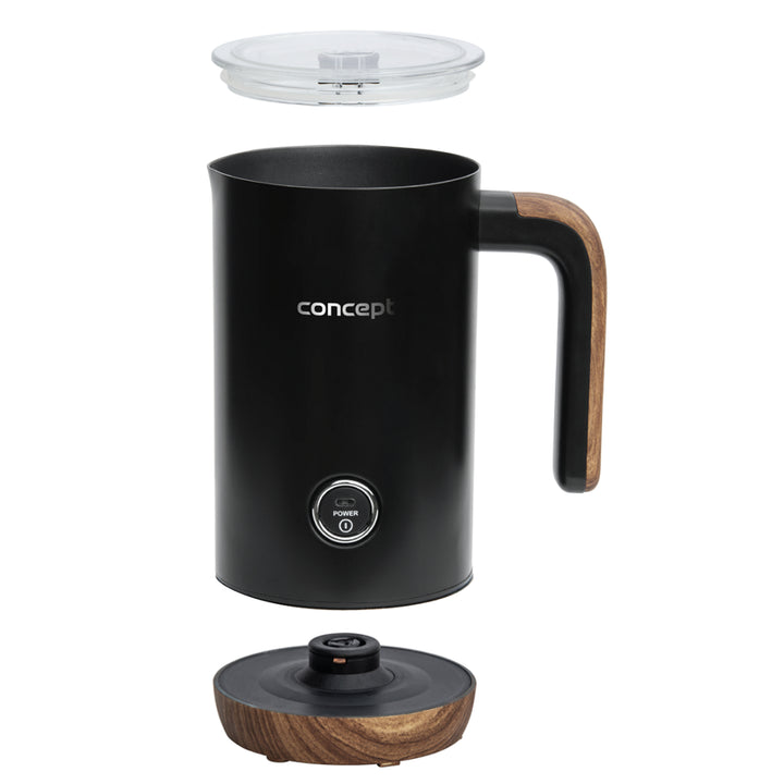 Concept NM4101 Montalatte NM4101, ideale per Latte, Cappuccino, Frappe, Cioccolata calda, 500W, acciaio inox