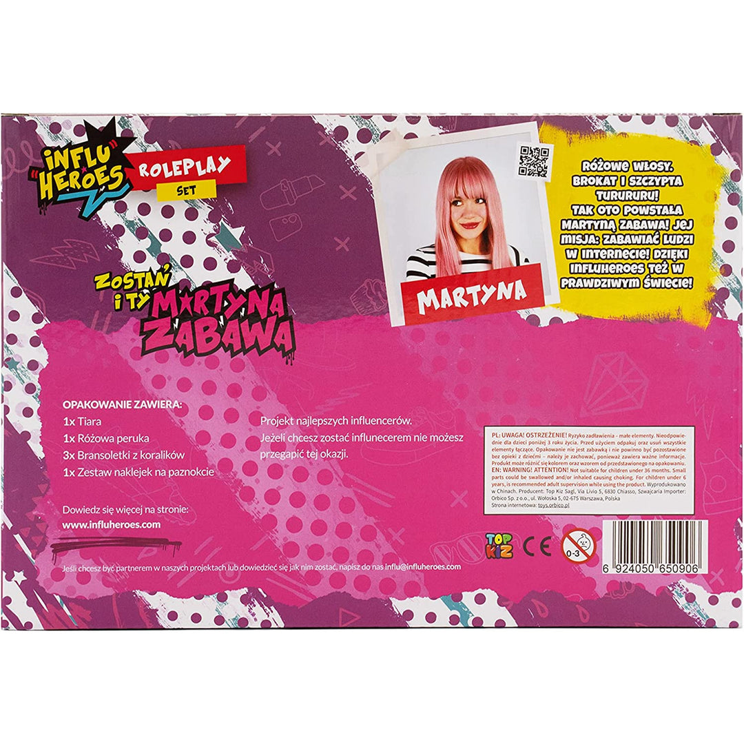 Set di travestimenti Influ Heroes Martyna Zabawa 4+