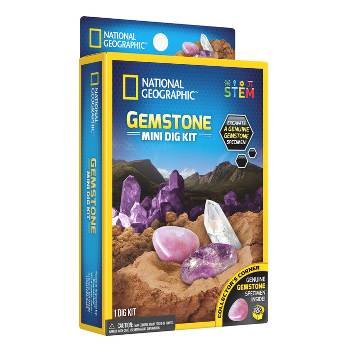 National Geographic - Set di gemme da scavare (Impulse Mini Dig Gem)