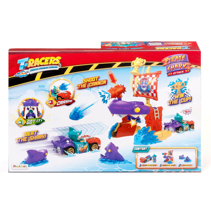 Veicolo esclusivo del Playset Squalo Pirata T-Racers