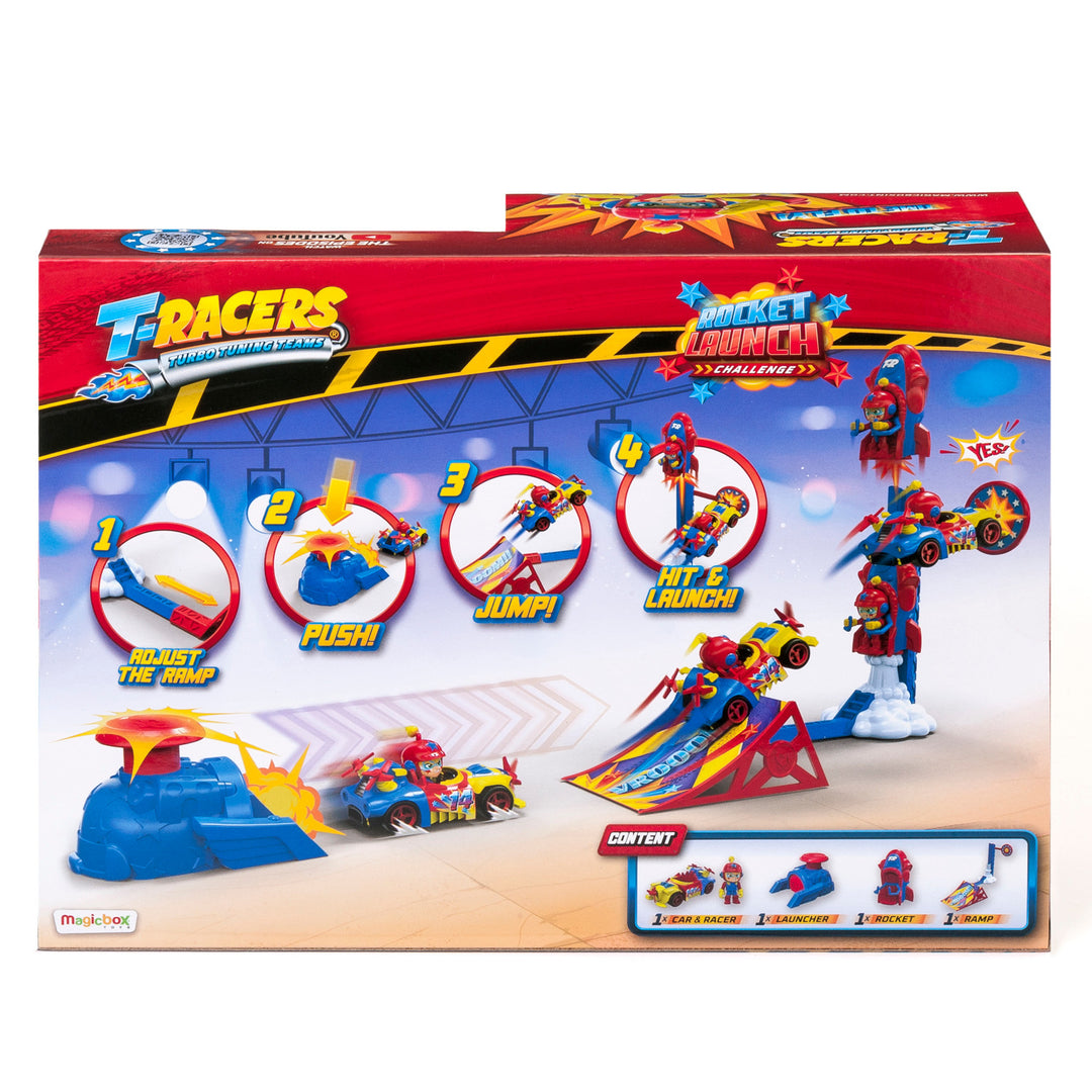 Veicolo esclusivo T-Racers Rocket Launch Playset