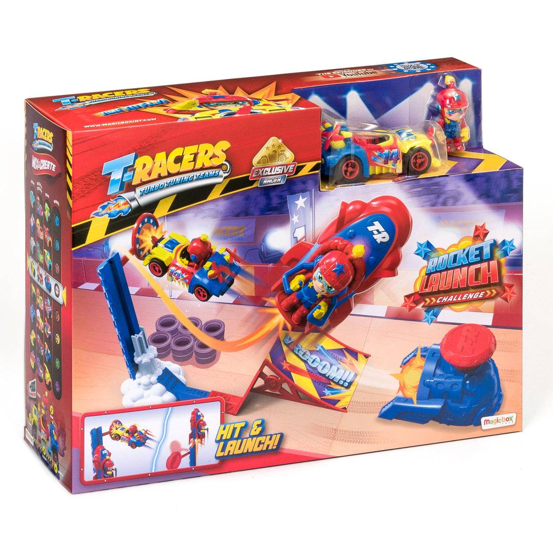Veicolo esclusivo T-Racers Rocket Launch Playset