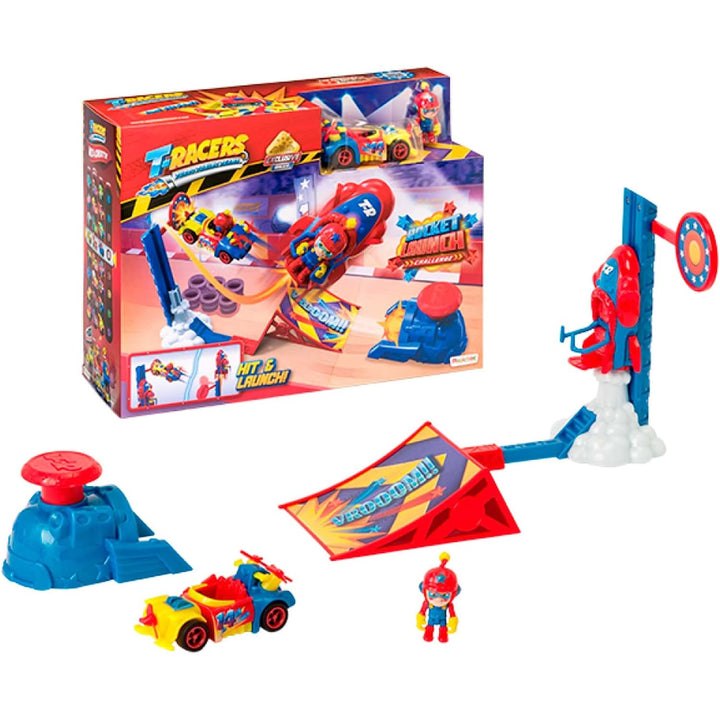 Veicolo esclusivo T-Racers Rocket Launch Playset