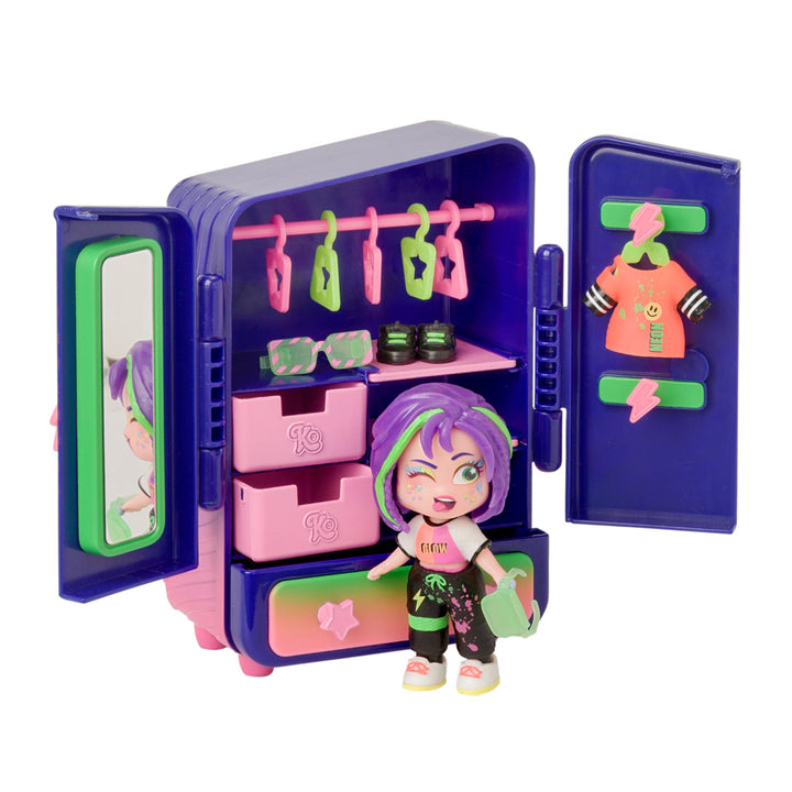 Set KOOKYLOOS ROBIN’S WARDROBE -Armadio con i vestiti di Robin